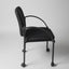 Multifunctional Black Arm Chairs