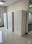White Wardrobe Cabinets and Office Storage