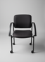 Multifunctional Black Arm Chairs