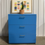 Herman Miller Blue Lateral Filing Cabinet
